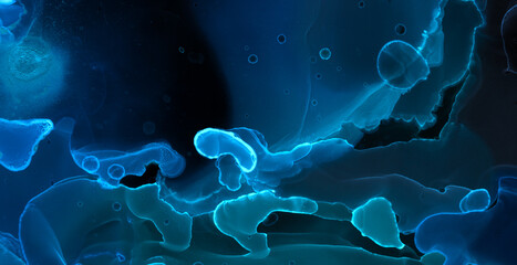 Alcohol Ink Texture. Art Effect Artistic Print.