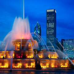 Buckingham Memorial Fountains - Chicago - United States
