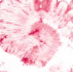 Pink Tie Dye Swirl. Die Peace Background. Effect