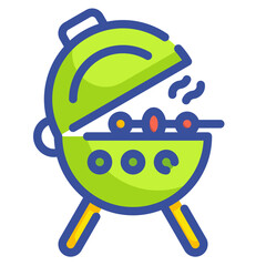 bbq line icon