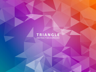 Vector of modern abstract triangular background - Vector