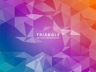 Vector of modern abstract triangular background - Vector
