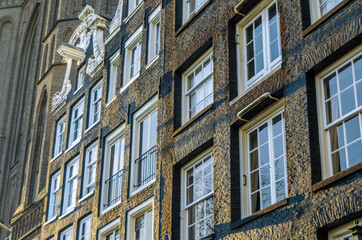 Architectural detail in Amsterdam, the Netherlands