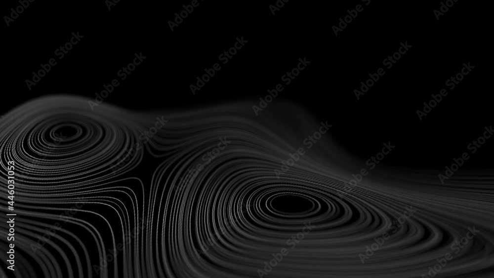Poster digital technology animation. blur technology background digital wave. seamless loop 4k.