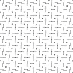 Vector pattern with symmetrical elements . Repeating geometric tiles from striped elements.