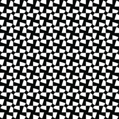 
Seamless vector pattern in geometric ornamental style. Black and white pattern.