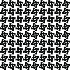 
Seamless vector pattern in geometric ornamental style. Black and white pattern.