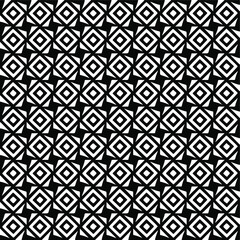 
Seamless vector pattern in geometric ornamental style. Black and white pattern.