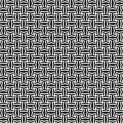 eamless vector pattern in geometric ornamental style. Black and white pattern.
