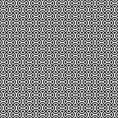 eamless vector pattern in geometric ornamental style. Black and white pattern.
