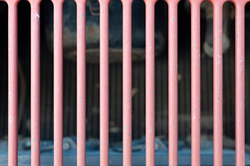 Grating, prison, engine part.