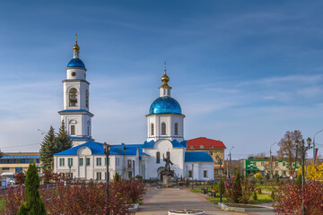 Fototapeta na wymiar Cathedral of the Kazan Icon of the Mother of God, Maloyaroslavets, Russia