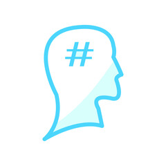 Illustration Vector Graphic of Head icon