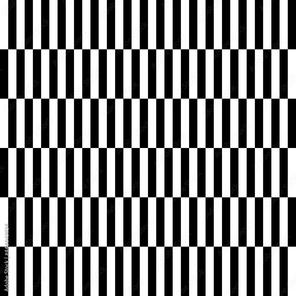 Aufkleber black and white rectangle seamless design for pattern and background