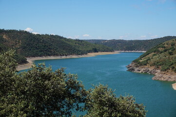 Fototapeta na wymiar Vistas desde el paque nacional de Monfragüe