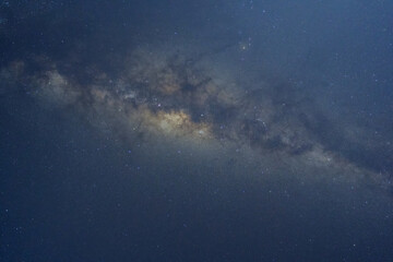 Milky Way and stars close up background