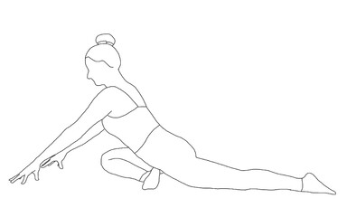 yoga, eka pada rajakapotasana, pigeon pose