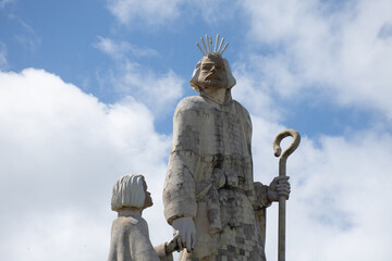 statue of saint jose in saint jose de ribamar, maranhão