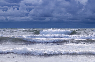 Extremely windy on the shore.