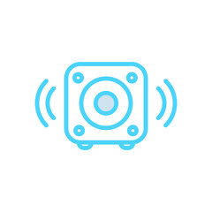 Illustration Vector Graphic of Multimedia Speaker icon