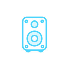Illustration Vector Graphic of Multimedia Speaker icon