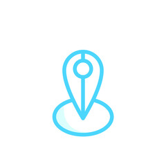 Illustration Vector Graphic of Pin Location icon