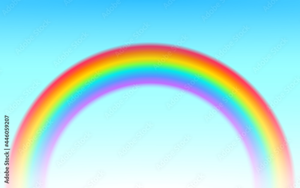 Poster rainbow colorful blurred background. gradient grid smooth blend mesh. bright color vibrant horizonta