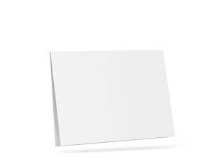 Blank tent card mockup