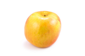 Manzana fuji roja fondo blanco