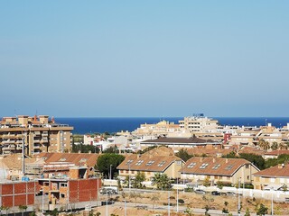 Obraz premium Puerto de Sagunto urban views and beach
