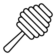 Vector Honey Comb Outline Icon Design