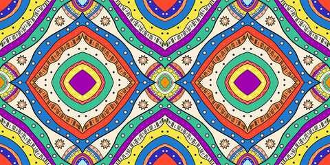 Stunning geometric background.contemporary tribal style seamless pattern.pattern ethnic graphic design print.Henna Mandala.Tribal African Inspired Pattern.carpet,wallpaper,wrapping,embroidery sty