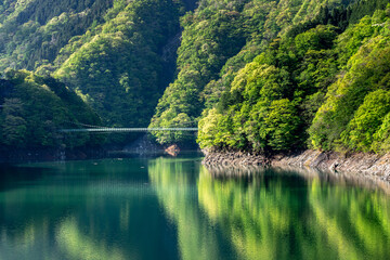 秩父湖の風景
