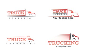 Gradient Truck Logo Collection
