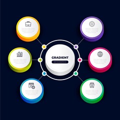 Gradient Timeline Infographic Template
