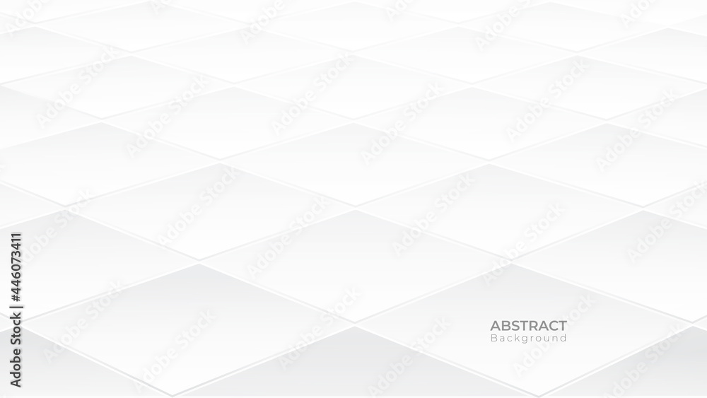 Poster abstract modern hexagon background. white and grey honey pattern geometric texture. vector art illus