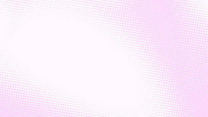 Dot pink white pattern gradient texture background. Abstract pop art halftone and retro style.