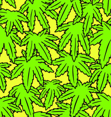 Marijuana Seamless Vector Pattern
- 446076451