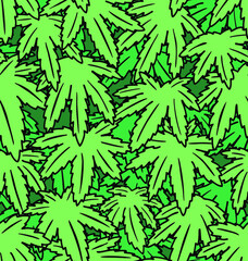 Marijuana Seamless Vector Pattern
- 446076648