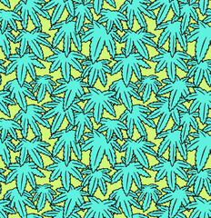 Marijuana Seamless Vector Pattern
- 446076820