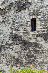 Ancient wall with window