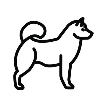 black and white popular vector icon, home pet, dog and cat, dachshund, husky, entrance for
animals, animal steps, paw, pet house, grooming