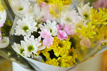 bouquet of flowers in a vase