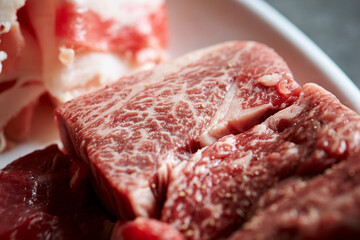 Raw Beef for Steak, Marbling Beef
