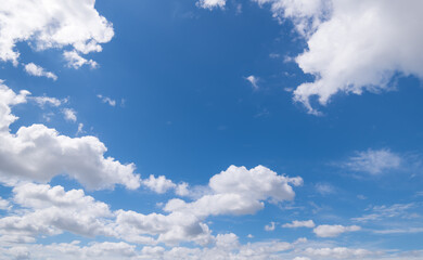 Naklejka na ściany i meble clear blue sky background,clouds with background.