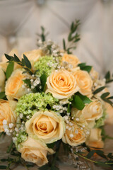 bouquet full of yellow roses