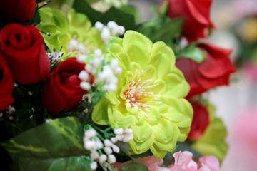 a bouquet full of roses looks refreshing