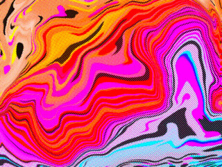 Bright background with abstract halftone effect