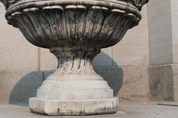 detail of a fountain or planter