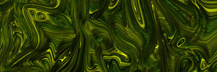 Abstract bright liquid gradient. 3d rendering.